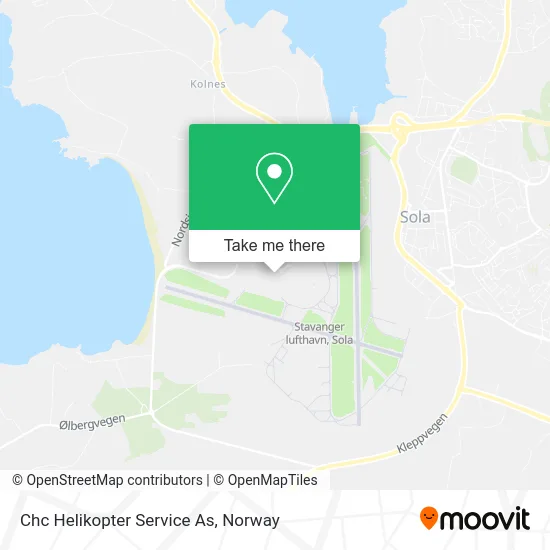 Chc Helikopter Service As map