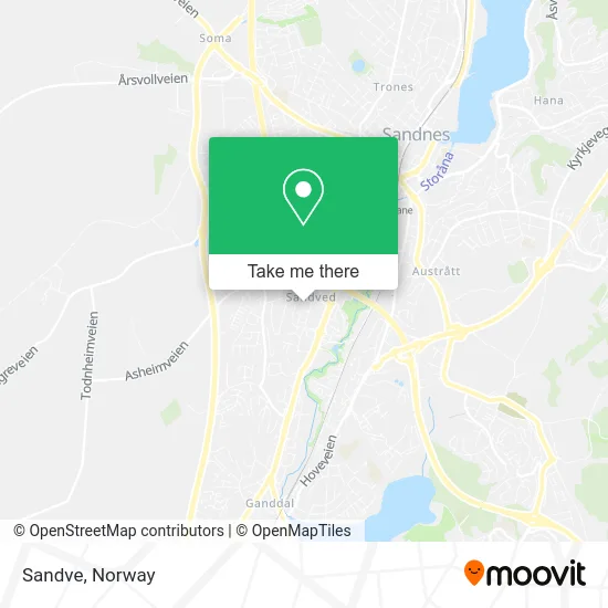 Sandve map