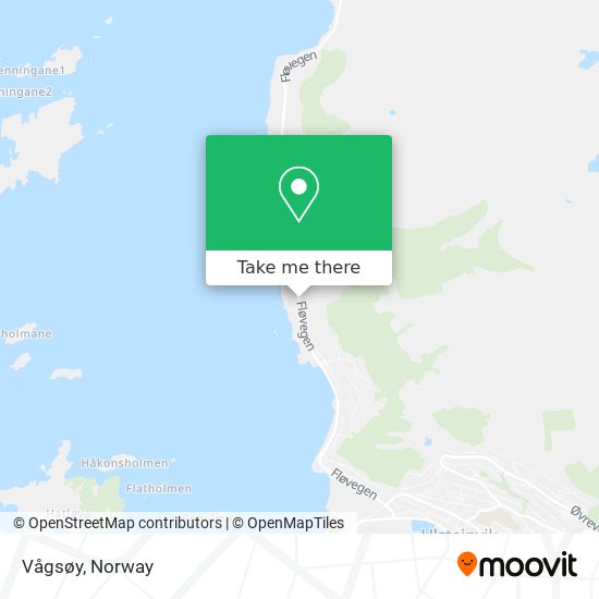 Vågsøy map