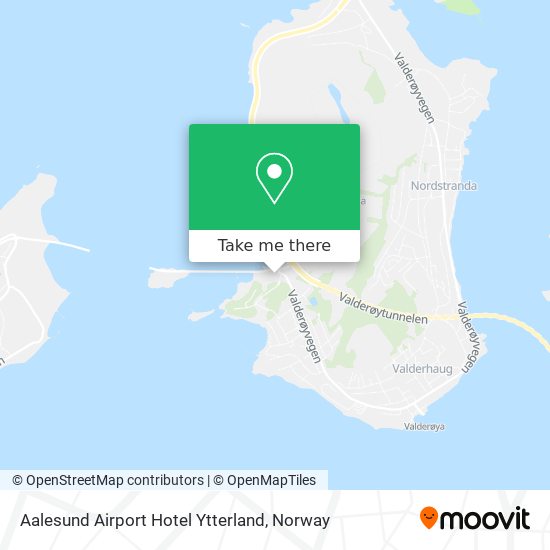 Aalesund Airport Hotel Ytterland map
