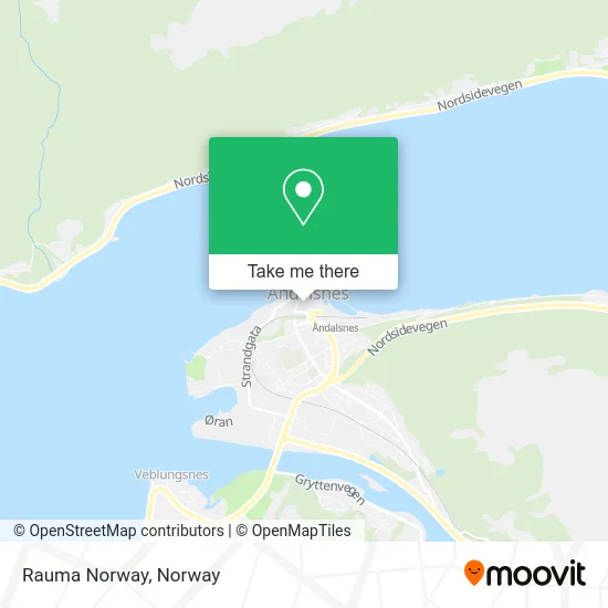 Rauma Norway map