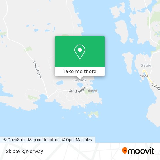 Skipavik map