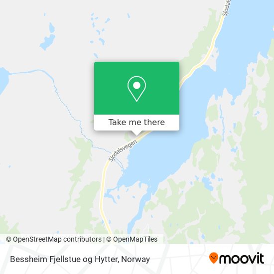 Bessheim Fjellstue og Hytter map