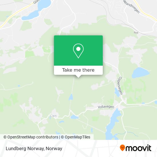 Lundberg Norway map