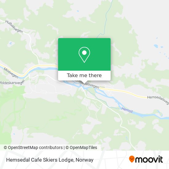 Hemsedal Cafe Skiers Lodge map