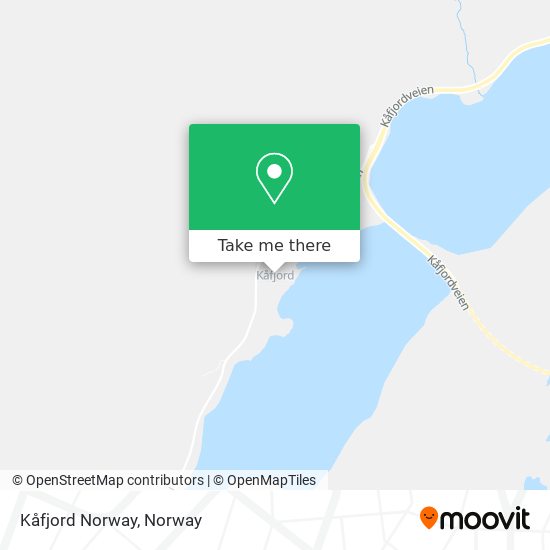 Kåfjord Norway map