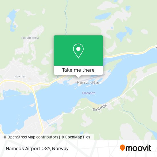 Namsos Airport OSY map