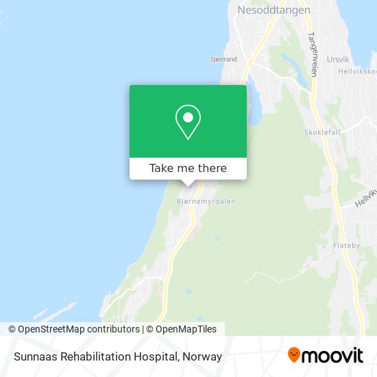 Sunnaas Rehabilitation Hospital map