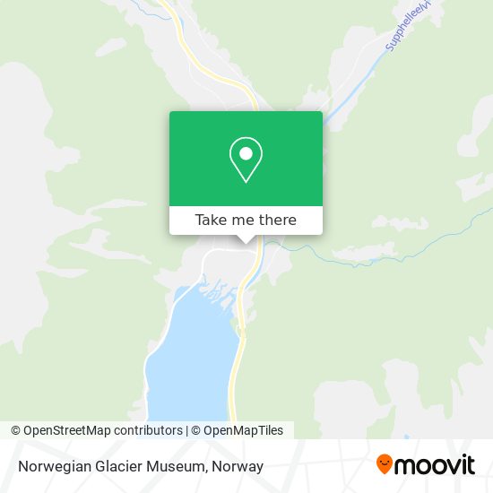 Norwegian Glacier Museum map