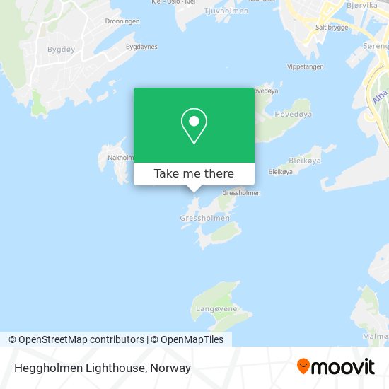 Heggholmen Lighthouse map