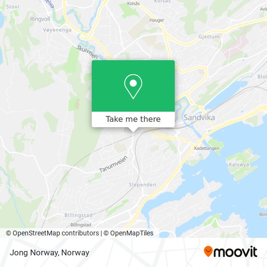 Jong Norway map