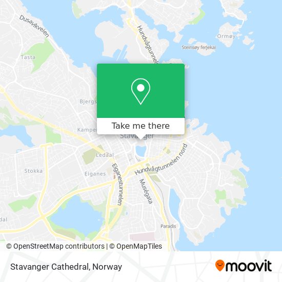 Stavanger Cathedral map