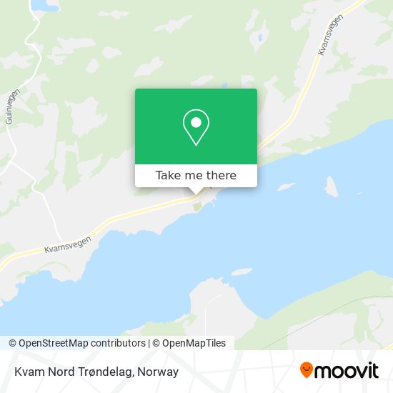 Kvam Nord Trøndelag map