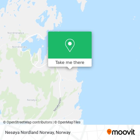 Nesøya Nordland Norway map
