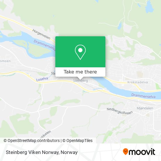 Steinberg Viken Norway map