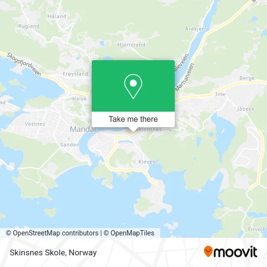 Skinsnes Skole map