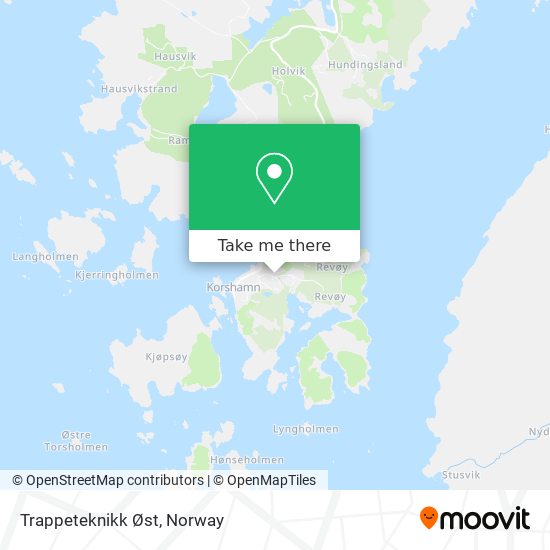 Trappeteknikk Øst map