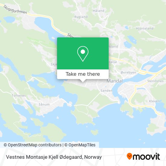 Vestnes Montasje Kjell Ødegaard map