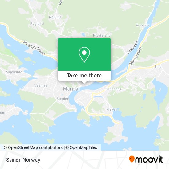 Svinør map