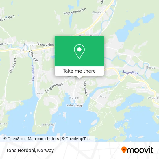 Tone Nordahl map