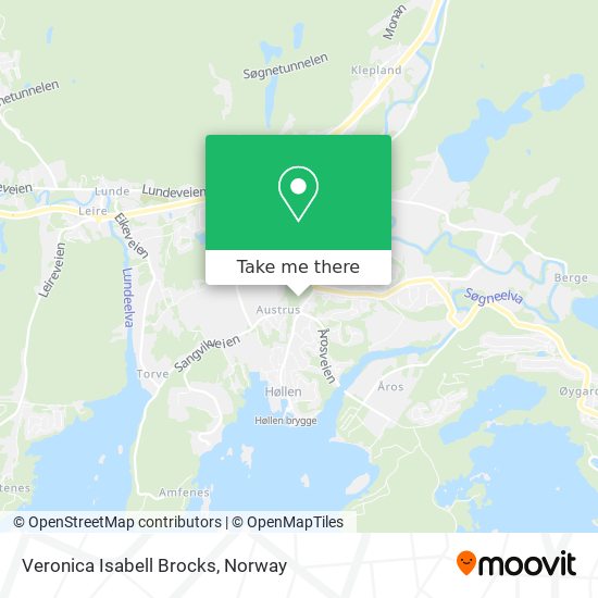 Veronica Isabell Brocks map