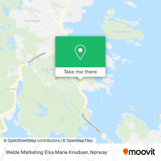 Welde Marketing Elsa Marie Knudsen map