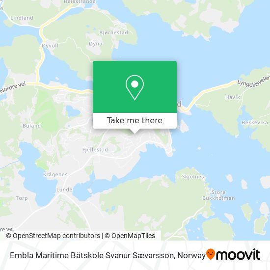 Embla Maritime Båtskole Svanur Sævarsson map