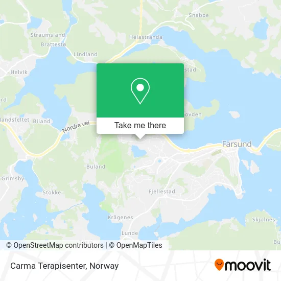 Carma Terapisenter map