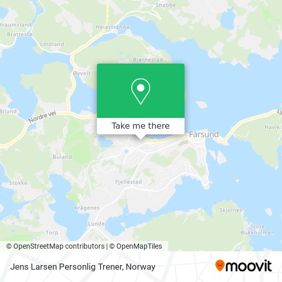 Jens Larsen Personlig Trener map