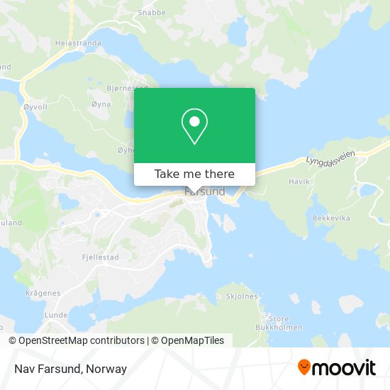 Nav Farsund map