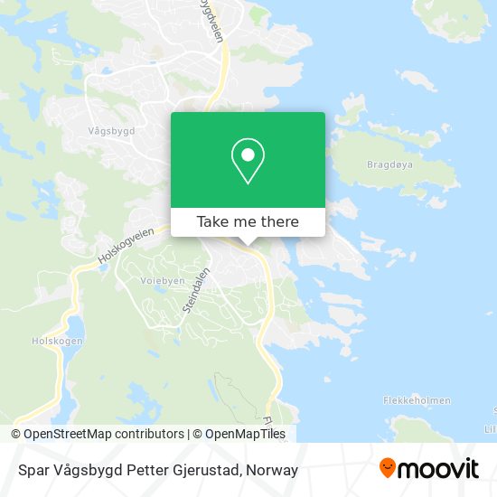 Spar Vågsbygd Petter Gjerustad map