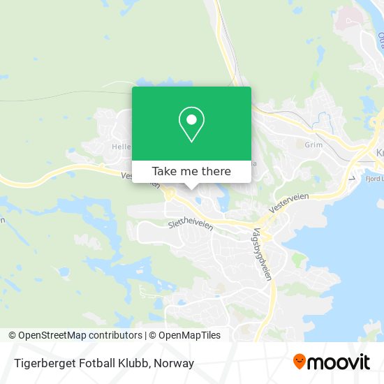 Tigerberget Fotball Klubb map