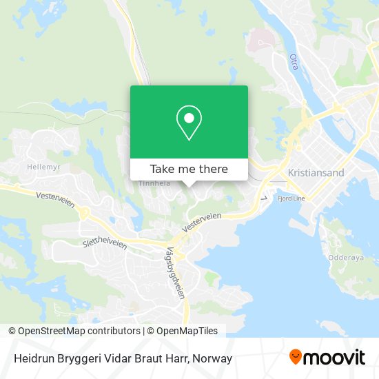Heidrun Bryggeri Vidar Braut Harr map