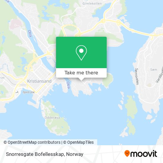 Snorresgate Bofellesskap map