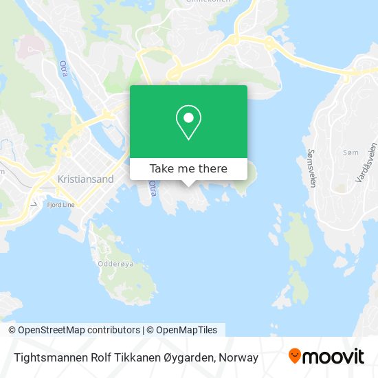 Tightsmannen Rolf Tikkanen Øygarden map