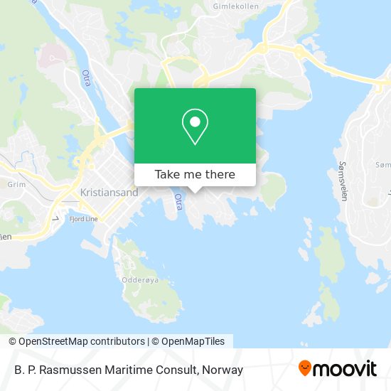 B. P. Rasmussen Maritime Consult map