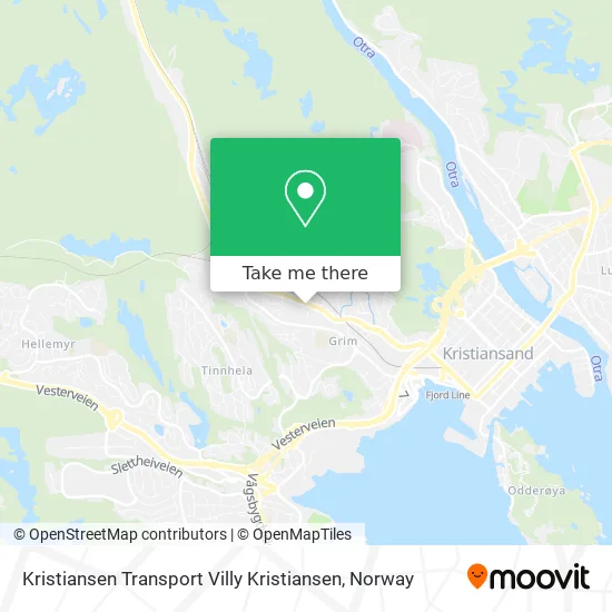 Kristiansen Transport Villy Kristiansen map