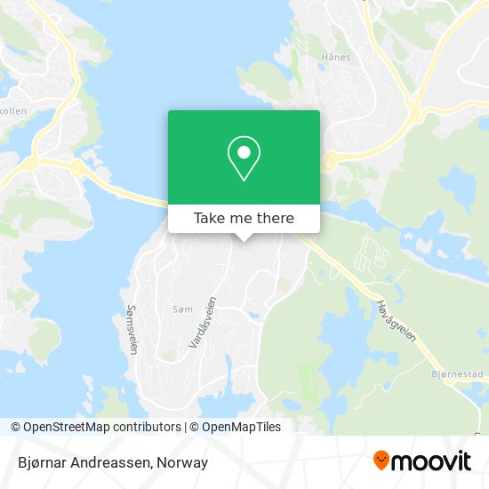 Bjørnar Andreassen map