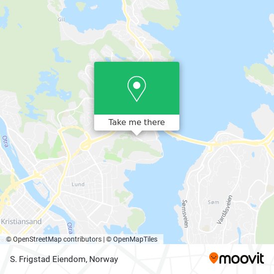 S. Frigstad Eiendom map