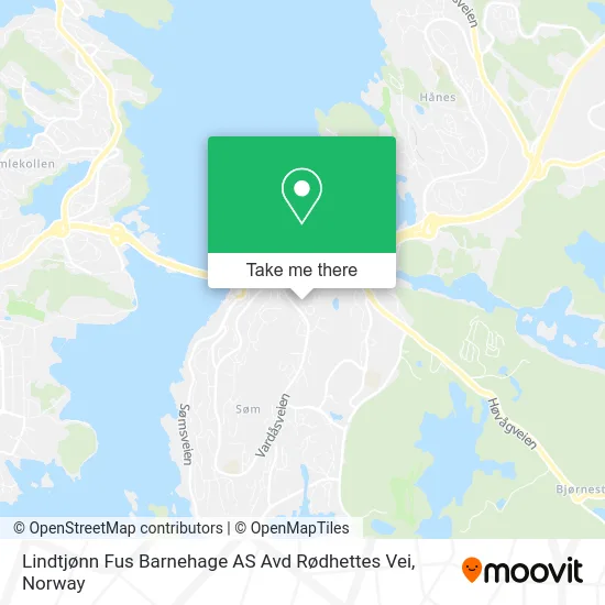 Lindtjønn Fus Barnehage AS Avd Rødhettes Vei map