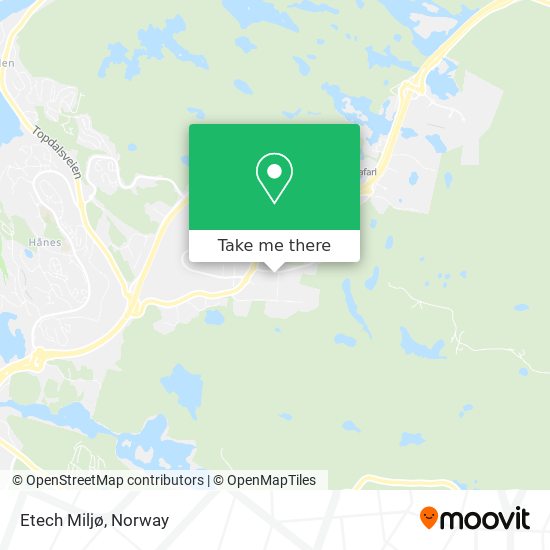 Etech Miljø map