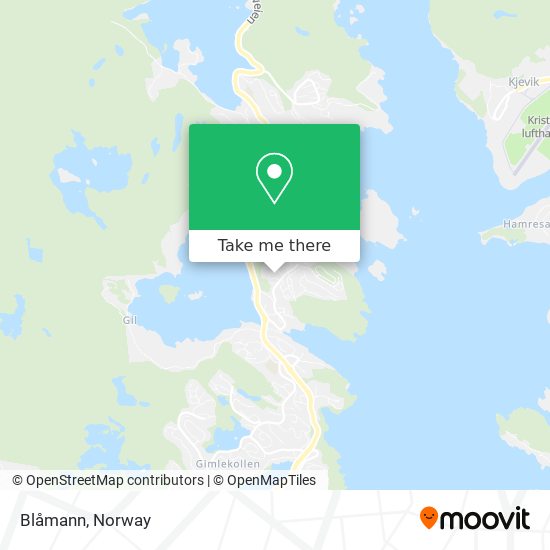 Blåmann map