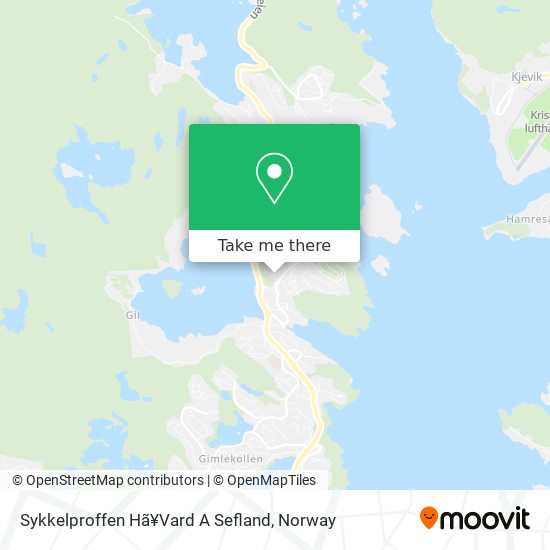 Sykkelproffen Hã¥Vard A Sefland map