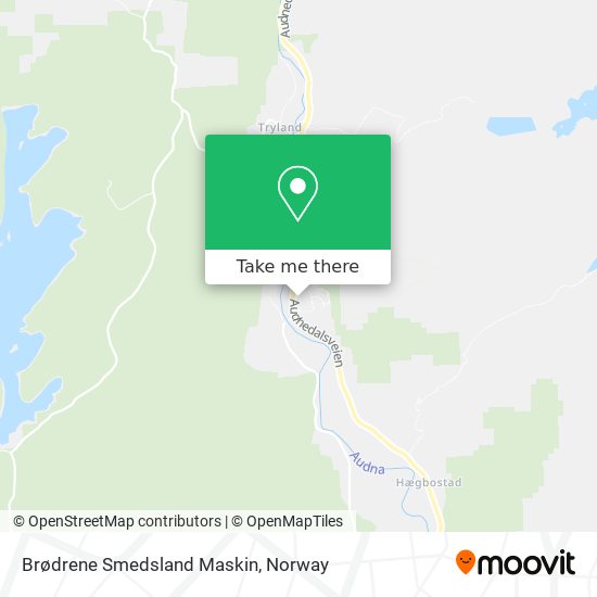 Brødrene Smedsland Maskin map