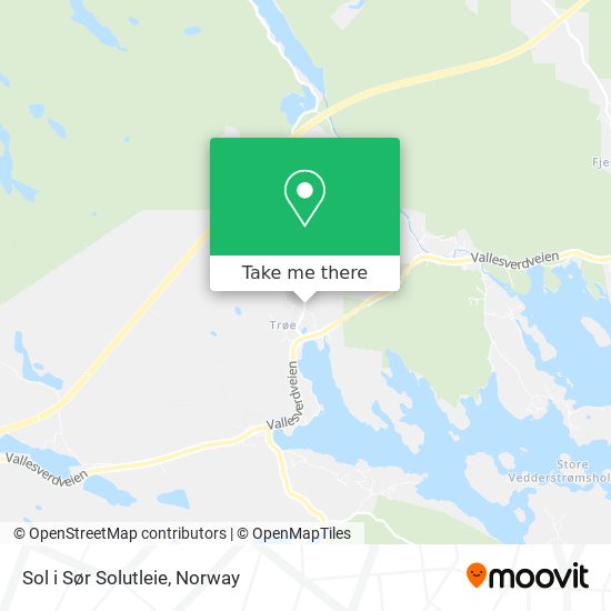 Sol i Sør Solutleie map