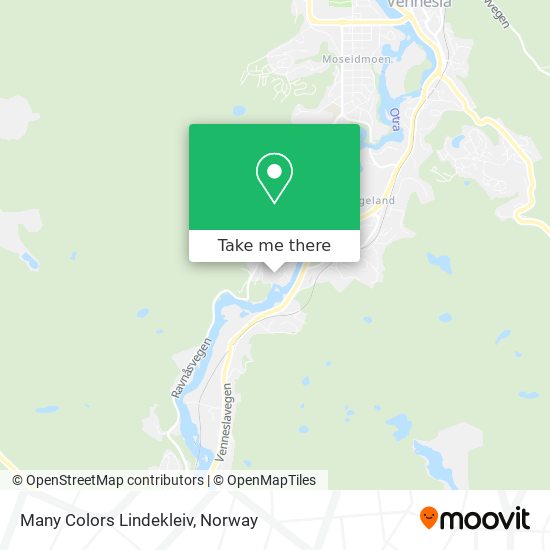 Many Colors Lindekleiv map