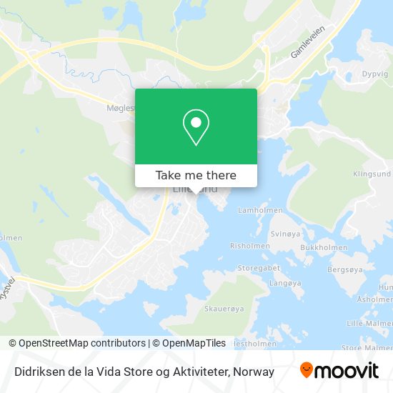 Didriksen de la Vida Store og Aktiviteter map