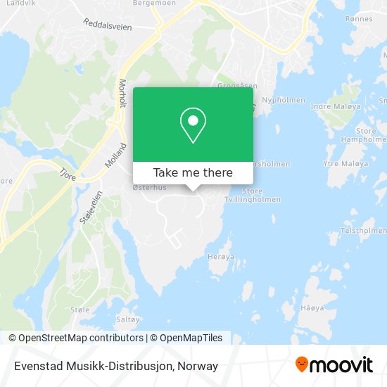 Evenstad Musikk-Distribusjon map