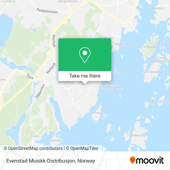 Evenstad Musikk-Distribusjon map