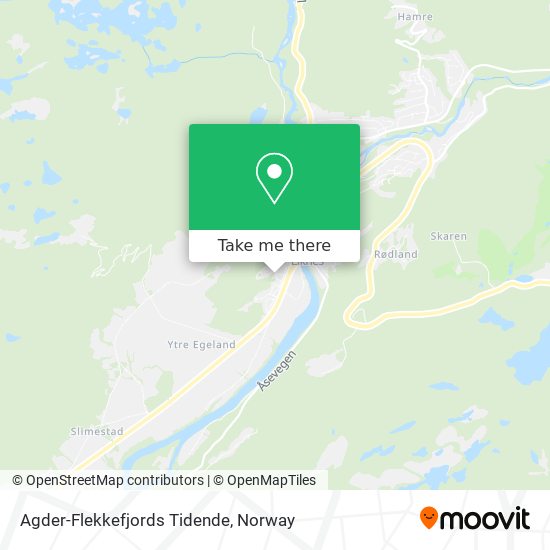 Agder-Flekkefjords Tidende map